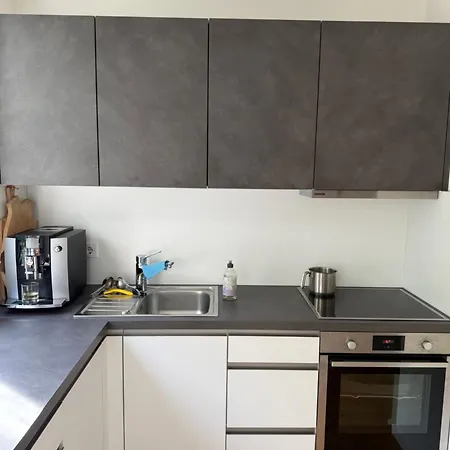 Modernes Im Sueden Von Mit Blick Ins Gruene Und Auf Fluss Apartment Leipzig